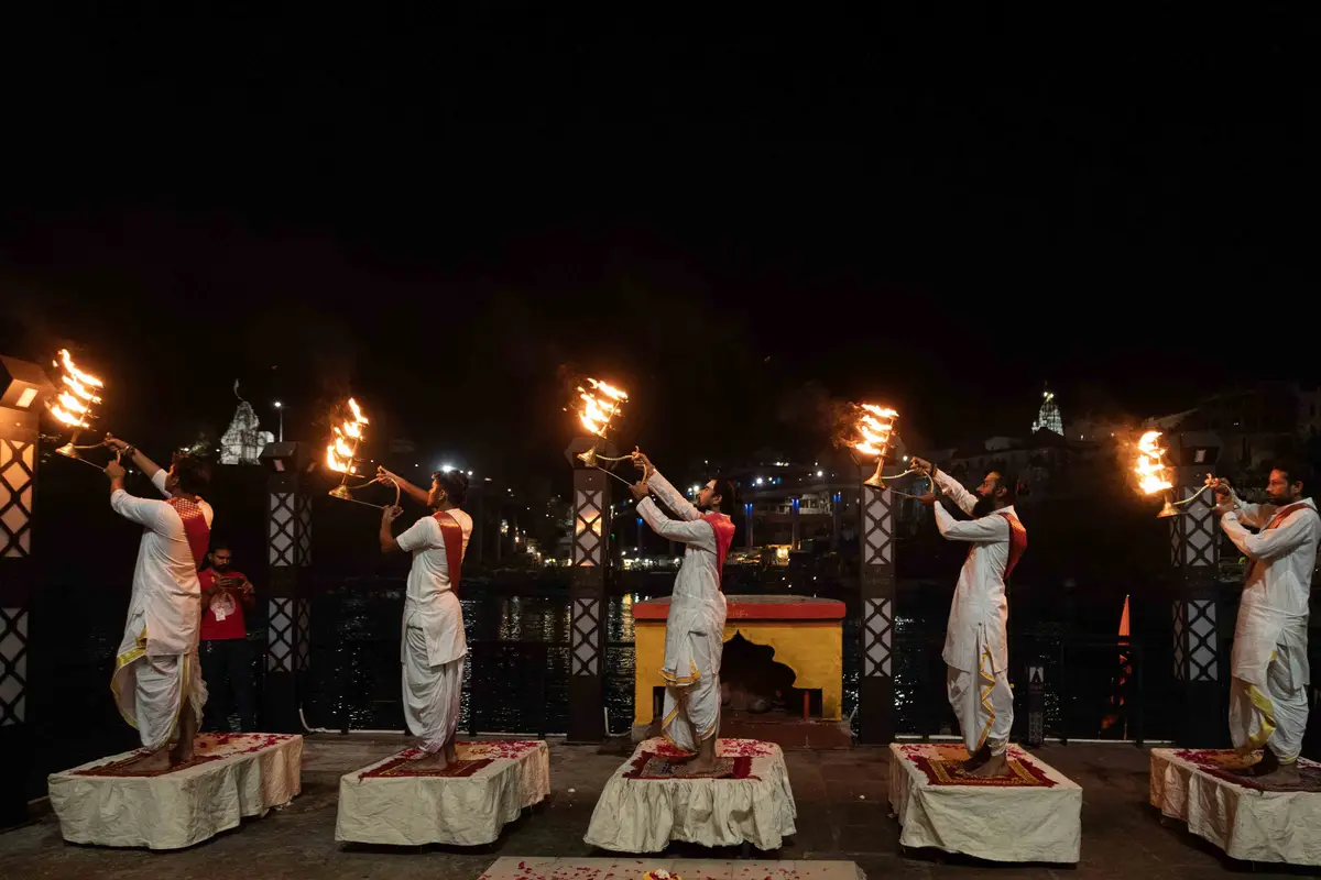 Narmada Aarti at Omkareshwar